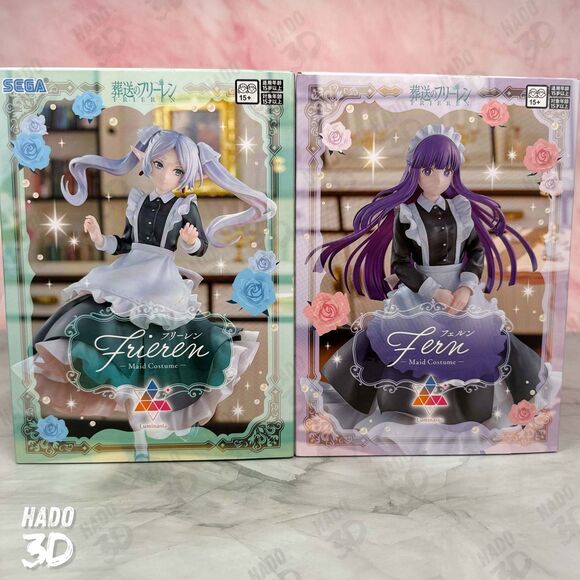 Frieren and Fern Maid Set - Frieren beyond journey's end Luminasta Figure New - Picture 4 of 7